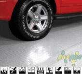 PVC Yer D��emesi Gri Paral� Desen