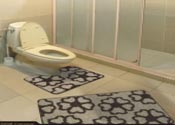  Banyo Tak�m� 3l� Shaggy 50x80